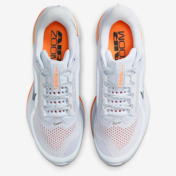 Nike Pegasus Premium Women's Road Running Shoes Grey/Orange/White - Picture 3 of 9